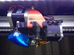 Tygr MOD extruder MK III for original Felixprinters hotends, or custom base for E3D hotends