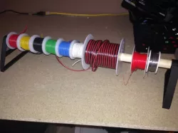 Wire spool holder