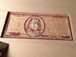 $100 bill .stl file