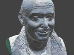 3D scanned sculpture of my dad
