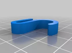 4mm glass door hook fixed