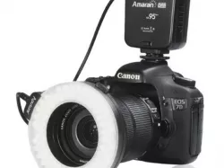 'Amaran LED light ring' Lens cap