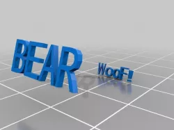 Bear Thumb Ring