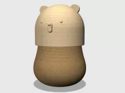 Blankly Bear Sugar Bowl
