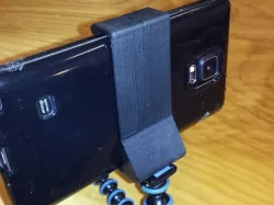 Camera Tripod Clip for Samsung Galaxy Note 4 w/ Silicone Case