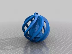 Christmas Tree Spinning Ornament