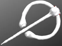 Cloak pin