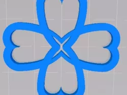 Clover heart thick