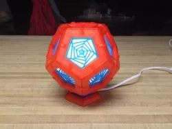 Dodecahedron Lamp - After AK Eric