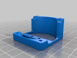 Fan bracket 3d Builder for single extruder