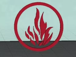 Fire Keychain