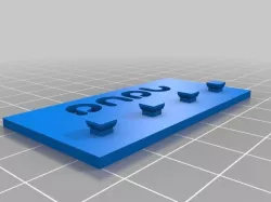 fischertechnik compatible nameplate