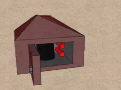 Former bread oven