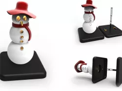 Gleaming Snowman