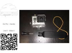 Handle for your Go Pro Camera - Poignée pour votre Go Pro Camera
