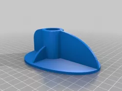 Holder for shower curtain rod