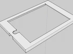 iPad mini frame - flashforge dreamer