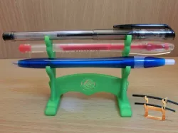 Japanese Samurai Design Pen Stand with MakerBot Logo