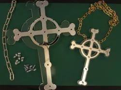 Laser cut  Acrylic Cross 30x20cm