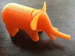 LeFabShop Elephant with thicker trunk