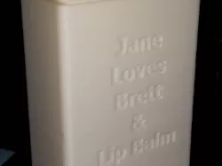 Lip Balm or Lip Gloss Case. Dual insulated Case for your car or bag. His and Hers.