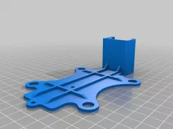 Mounting plate for Dji Phantom 1 and Gopro Hero3 Brushless Gimbal Camera Mount