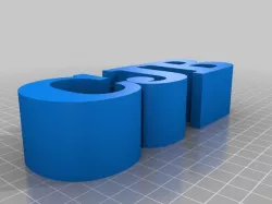 My Customized 3 Letters in a Row