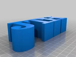 My Customized 3 Letters in a Row