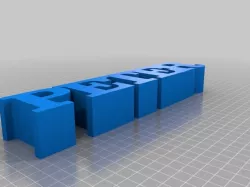 My Customized 5 Letters in a Row