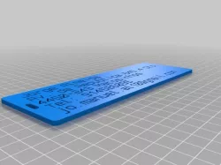 My Customized Customizer Version of luggage label