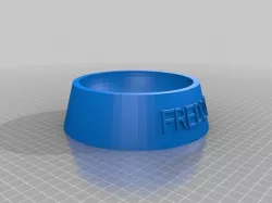 My Customized Fully Parametric Dog / Cat Food Bowl - Freddy