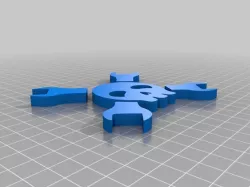 My Customized Hack a Day Skull and Wrenches Logo