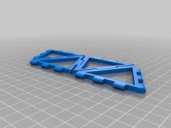 My Customized Hinge/Snap Tetrahedron Net