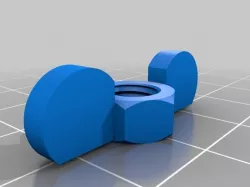 My Customized NUT JOB 6mm wingnut