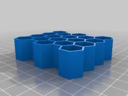 My Customized Parametric honeycomb/hexagonal storage