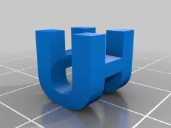 My Customized Two Letter Sculpture HU