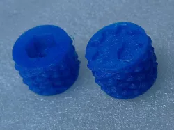 Open Hardware Knurled Knob for M6 Nut