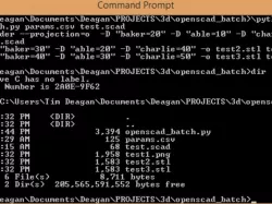 OpenSCAD .csv driven batch exporter