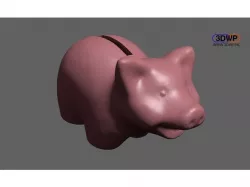 Piggy Bank (Edited 3D Scan)