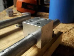 Printed jig for metal CNC bearing