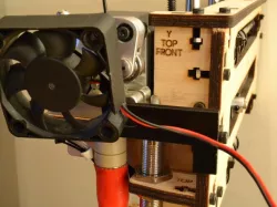 Printrbot 1405 extruder stepper fan holder