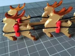 Reindeer harness for the Santa and Sleigh by NumberSix