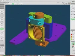 Rigidbot E3D v6 Base Plate