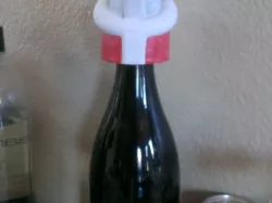 Santa Wine Bottle Topper