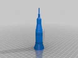 Saturn V Model Rocket (Launchable with B/C size rocket engines!)