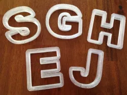 Text Cookie Cutters