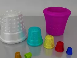 Thimble Customizable - OpenScad