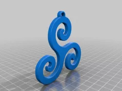 Triskele Keyring