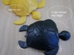 Turtle with moving legs