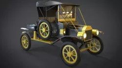 1913 Model T  Low-poly  3D model